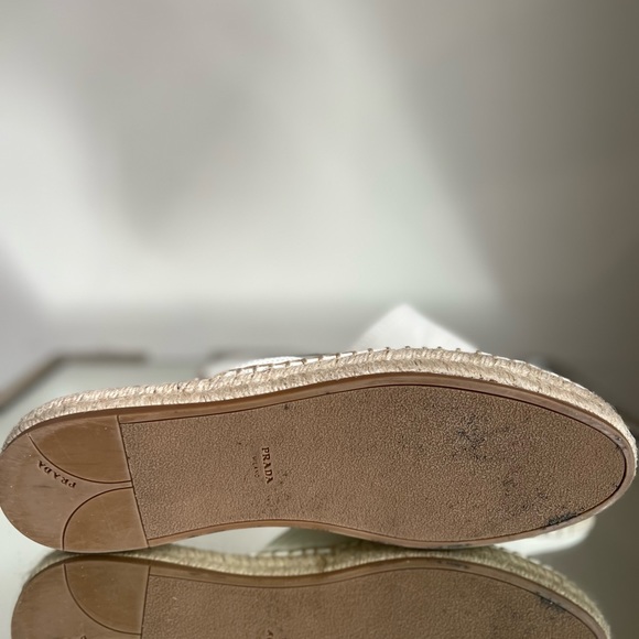 Like new Prada espadrille leather mule 41 $795 - Picture 8 of 9